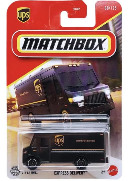 Amazon.com: Matchbox Express Parcel Delivery Truck 68/125 [Gold